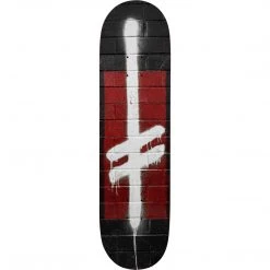 Decks Deathwish Power Logo Skateboard Deck - 8.75" Black/Red/White