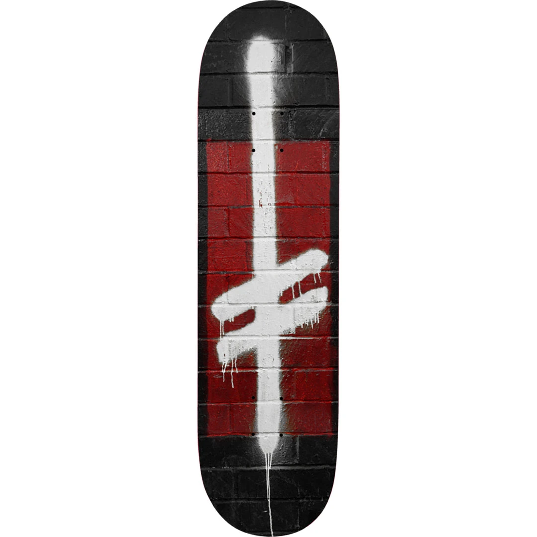 Decks Deathwish Power Logo Skateboard Deck - 8.75" Black/Red/White 3 Decks Deathwish Power Logo Skateboard Deck - 8.75" Black/Red/White