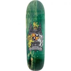 Flip Mountain Crest Stained Skateboard Deck - 8.75" Green Decks