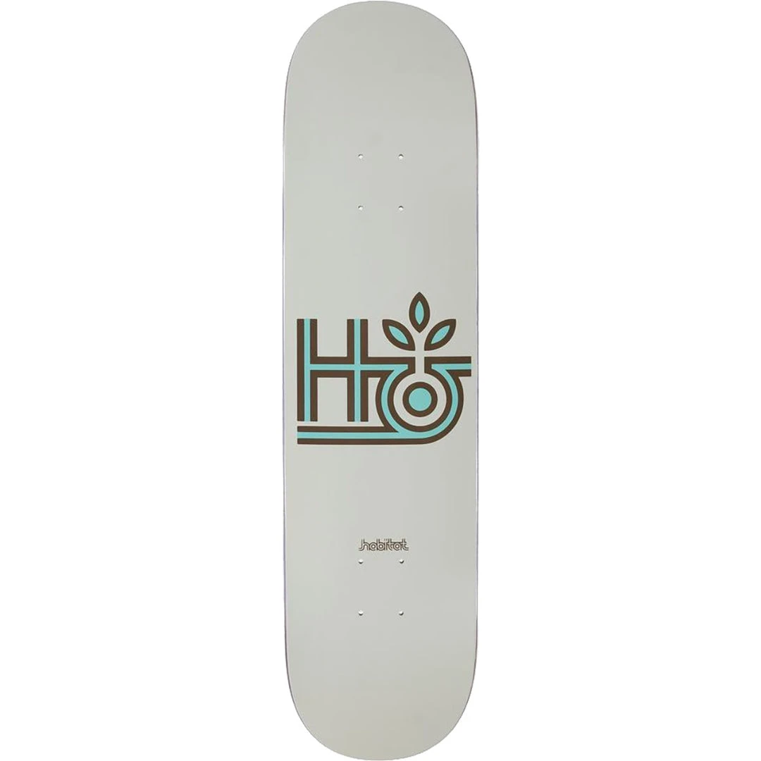 Habitat Tri-Color Pod Skateboard Deck - 8.0" White 3 Habitat Tri-Color Pod Skateboard Deck - 8.0" White