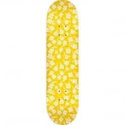 Decks Krooked Flowers Skateboard Deck - 8.5" Yellow