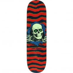 Powell Peralta Ripper Skateboard Deck 8.25" - Red/Navy