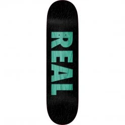 Real Bold Team Series Skateboard Deck - 8.12" Black Decks