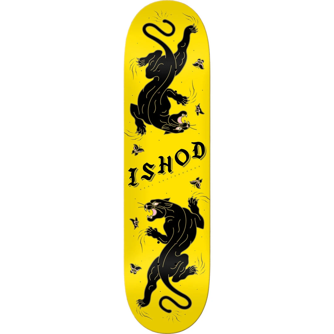 Real Ishod Wair Cat Scratch Skateboard Deck - 8.5" Yellow 3 Real Ishod Wair Cat Scratch Skateboard Deck - 8.5" Yellow