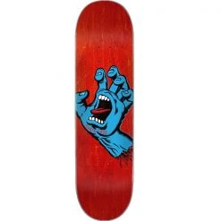 Santa Cruz Screaming Hand Matte Skateboard Deck - 8.0" Red