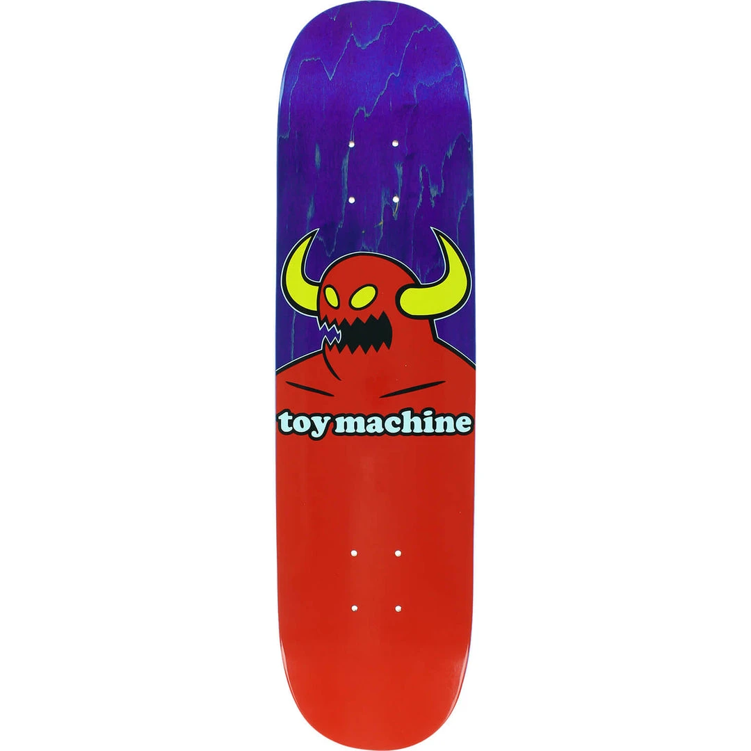 Toy Machine Monster Mini Skateboard Deck 7.75" - Blue Stain Decks 3 Toy Machine Monster Mini Skateboard Deck 7.75" - Blue Stain Decks
