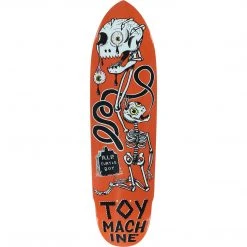 Toy Machine RIP Turtle Boy Skateboard Deck - 8.88" Orange/Glow Decks
