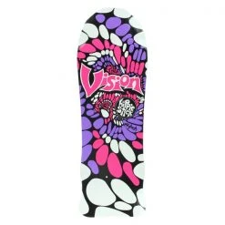 Vision Hippie Stick Skateboard Deck - 10" White/Black/Pink/Purple