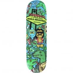 Decks World Industries Loathing Skateboard Deck - 8.1"