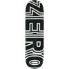 Zero Bold Skateboard Deck 8.25" - Black/White Decks