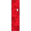 Grizzly Rose Thread OG Bear Single Sheet Griptape - 9"x33" Red