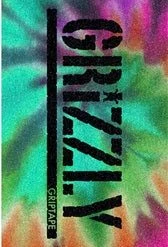 Grizzly Stamp Reverse Tie Dye Single Sheet Griptape - 9"x33"