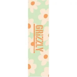 Grizzly Power Flower Single Sheet Griptape - 9"x33" Mint