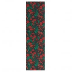 Grizzly Rose Garden Single Sheet Griptape - 9"x33" Red