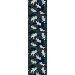 Grizzly OG Bear Warp Single Sheet Griptape - 9"x33" Camo Green