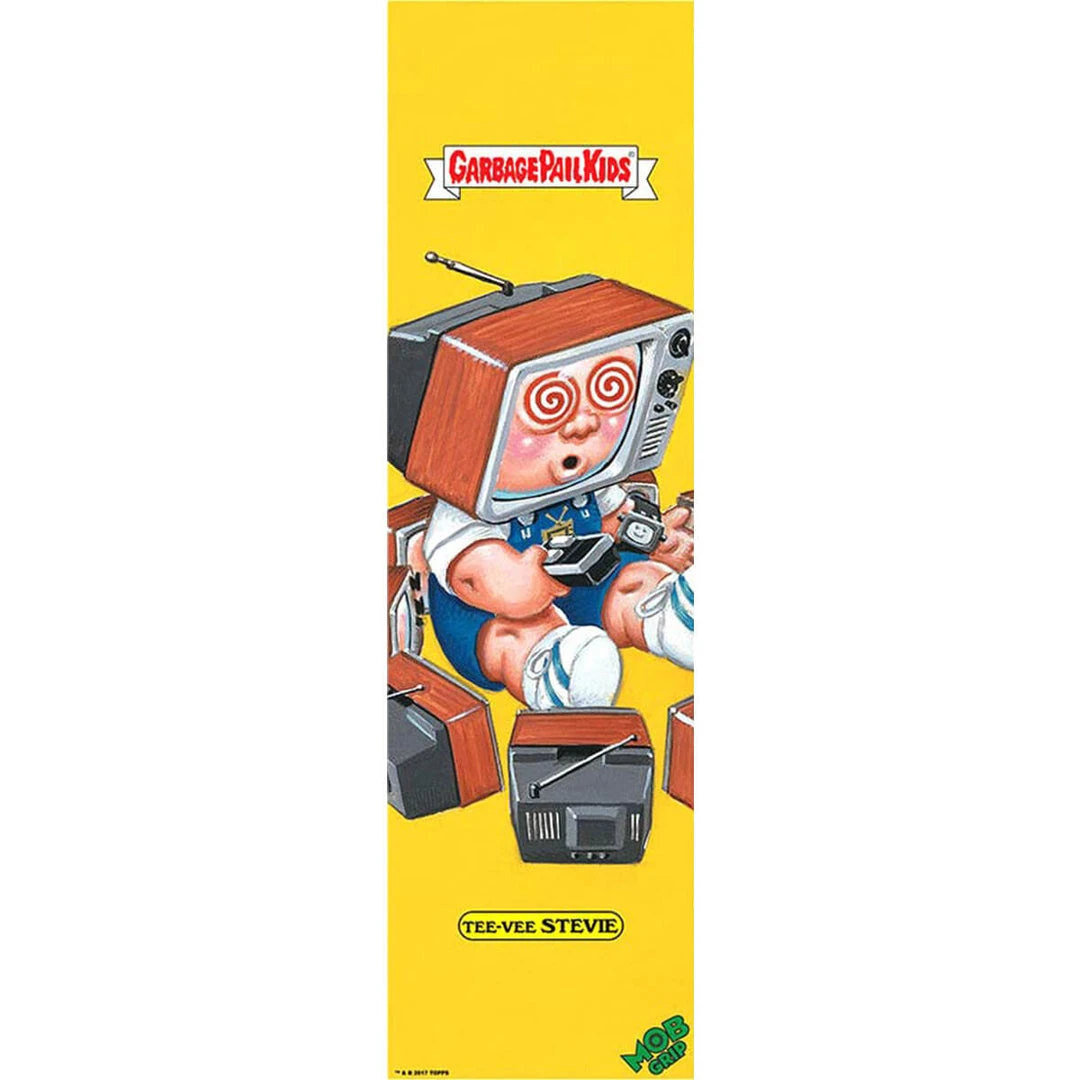Mob Grip Mob Garbage Pail Kids Tee Vee Steve Single Sheet Griptape - 9"x33" Mob Grip Mob Garbage Pail Kids Tee Vee Steve Single Sheet Griptape - 9"x33"