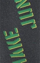 Shake Junt Sprayed Single Sheet Griptape 9"x33" - Black/Green/Yellow