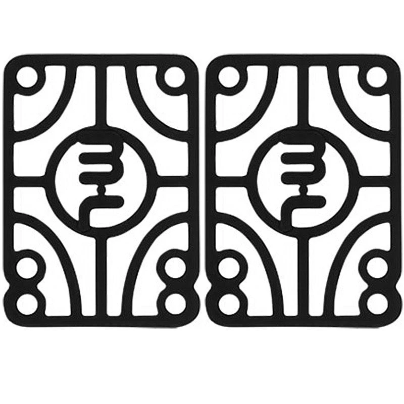 Risers & Shock Pads Mini Logo Riser Pads 1/2" - Black (Set Of 2) 3 Risers & Shock Pads Mini Logo Riser Pads 1/2" - Black (Set Of 2)