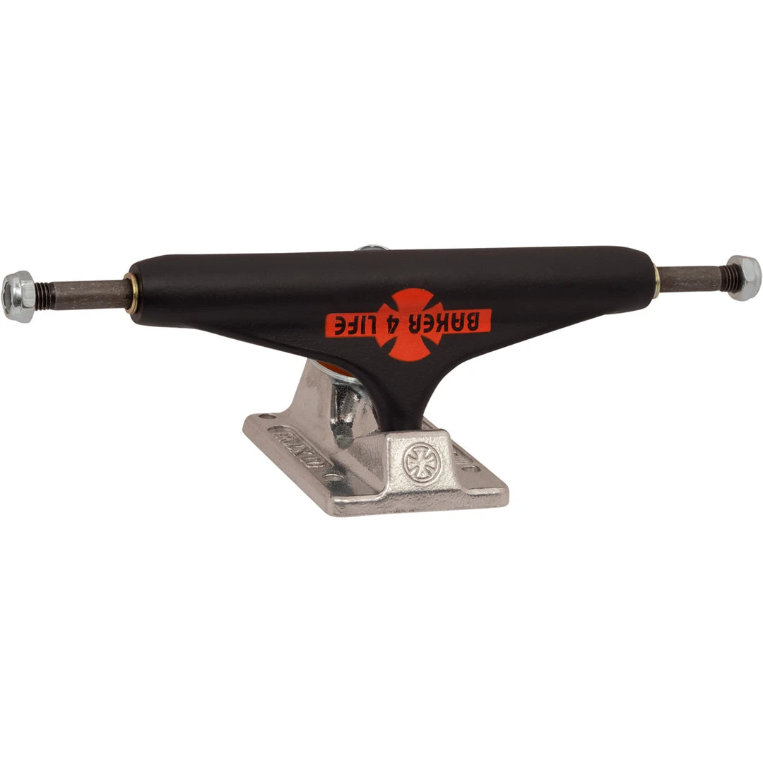 Independent Trucks 139mm Stage 11 Baker 4 Life Hollow Standard - Flat Black/Silver (Set Of 2) 3 Independent Trucks 139mm Stage 11 Baker 4 Life Hollow Standard - Flat Black/Silver (Set Of 2)