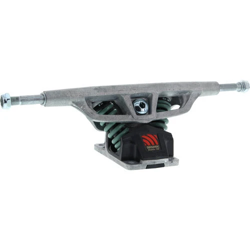 Seismic G5 180mm 30° Hollow Axle Trucks - Dark Green Medium Spring (Set Of 2) 3 Seismic G5 180mm 30° Hollow Axle Trucks - Dark Green Medium Spring (Set Of 2)
