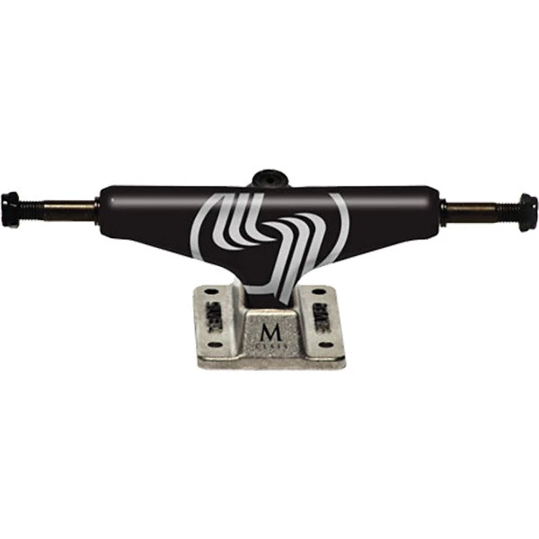Silver M-Class Hollow Skateboard Trucks 7.75" - Black/Silver (Set Of 2) 3 Silver M-Class Hollow Skateboard Trucks 7.75" - Black/Silver (Set Of 2)