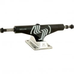 Silver M-Class Hollow Skateboard Trucks 8.0" - Black/Silver (Set Of 2)