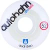 Autobahn Wheels Dual Durometer Ultra Classics 52mm 100a - White/Clear (Set)