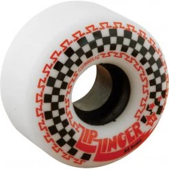 Krooked Zip Zinger Skateboard Wheels 56mm 80a - White (Set Of 4)