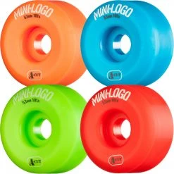 Mini Logo Wheels A-Cut 53mm 101a - Multi (Set Of 4)