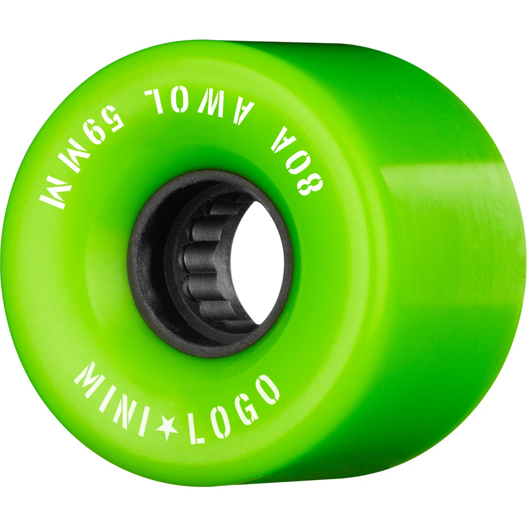 Mini Logo AWOL Wheels ATF 59mm 80a - Green (Set Of 4) 3 Mini Logo AWOL Wheels ATF 59mm 80a - Green (Set Of 4)