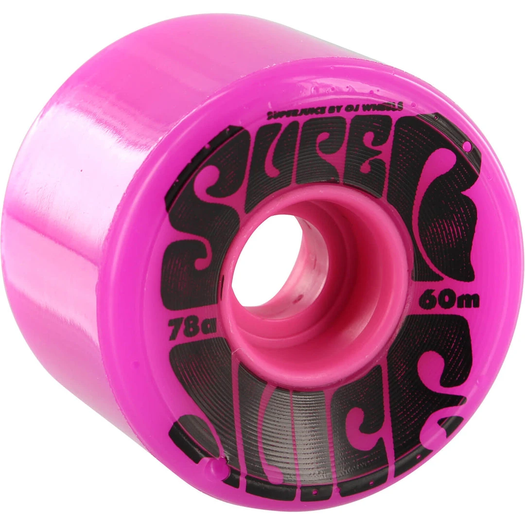 OJ Wheels Super Juice 60mm 78a - Pink/Black (Set Of 4) 3 OJ Wheels Super Juice 60mm 78a - Pink/Black (Set Of 4)