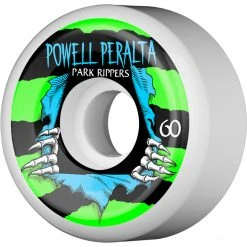 Powell Peralta Wheels Ripper 60mm 104a - White (Set Of 4)