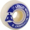 Satori Movement Satori Meditation Skateboard Wheels 54mm 98a - White/Blue (Set Of 4)