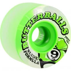 Sector 9 Wheels Slide Butterballs 70mm 75a - Green (Set)