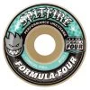 Spitfire Wheels F4 Conical Full 58mm 97a - White/Turquoise (Set Of 4)