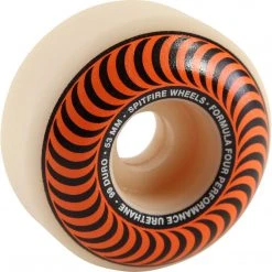 Spitfire Wheels F4 Classic Swirl 53mm 99a - White/Orange (Set Of 4)