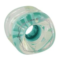 Shark Wheels California Roll 60mm 78a - Clear/Mint Hub (Set Of 4)