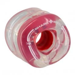 Shark Wheels California Roll 60mm 78a - Clear/Red Hub (Set Of 4)
