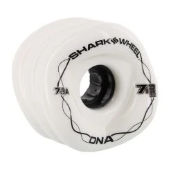 Shark Wheels DNA 72mm 78a - Solid White/Black (Set Of 4)