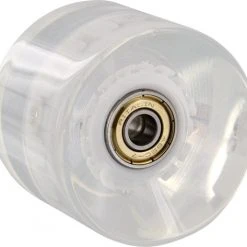 Yocaher Lighting LED Wheel 70mm - Clear/Red LED (Set Of 4) Wheels