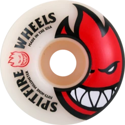 Spitfire Wheels Bighead 52mm 99a - White/Red (Set)