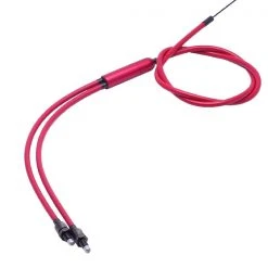 Snafu BMX Astrolglide Lower Y Cables - Red