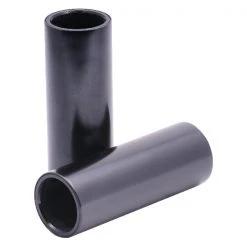Snafu Hex 100mm Alloy Core Chromo Sleeve Pegs - Black