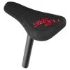Snafu Solo Seat Padded & Post Combo - Black/Red Seats
