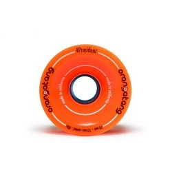 Orangatang 4President 70mm 80a Longboard Wheels - Orange (Set Of 4)