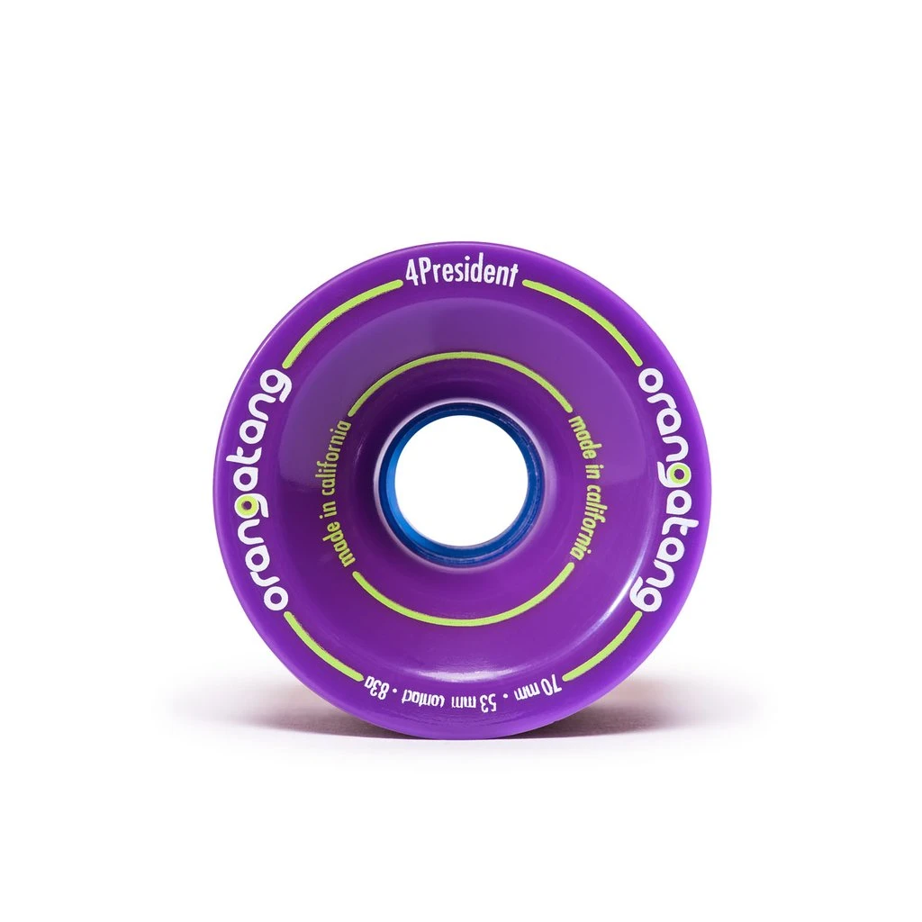 Orangatang 4President 70mm 83a Longboard Wheels - Purple (Set Of 4) 3 Orangatang 4President 70mm 83a Longboard Wheels - Purple (Set Of 4)