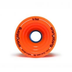 Orangatang In Heat 75mm 80a Orange Longboard Wheels (Set Of 4)