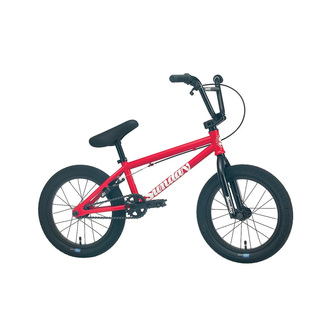 BMX Bikes Sunday 2022 Primer 16" Complete BMX Bike - Matte Fire Engine Red 3 BMX Bikes Sunday 2022 Primer 16" Complete BMX Bike - Matte Fire Engine Red