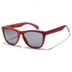 Oakley Sunglasses Frogskins - Matte Red W/ Grey