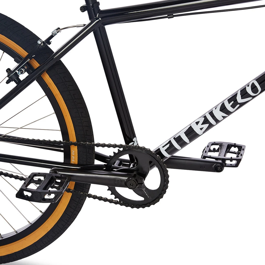 Fit 2023 CR 26" Complete BMX Bike - Gloss Black Fit 2023 CR 26" Complete BMX Bike - Gloss Black